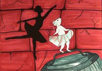 Childbook Illustration Dancing Mouse